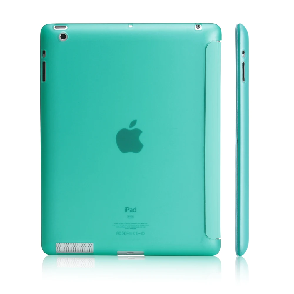 Официальный чехол для Apple ipad 4 3 2 зеркальный кожаный + мягкий умный из ТПУ с