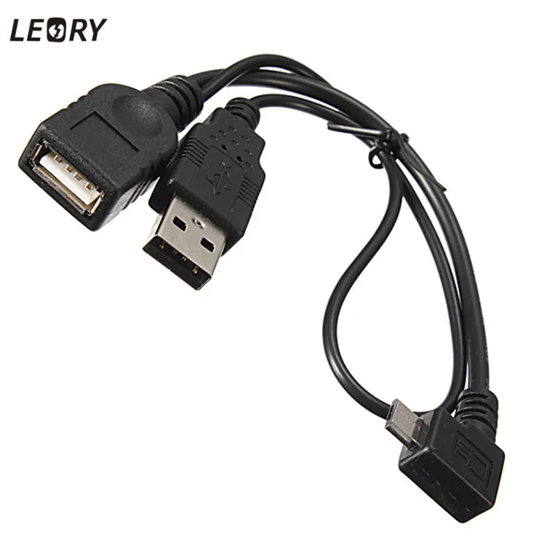 Usb кабель LEORY 3 в 1 Micro USB OTG с разъемом типа Папа и usb кабелем питания|female to male usb|usb usbusb