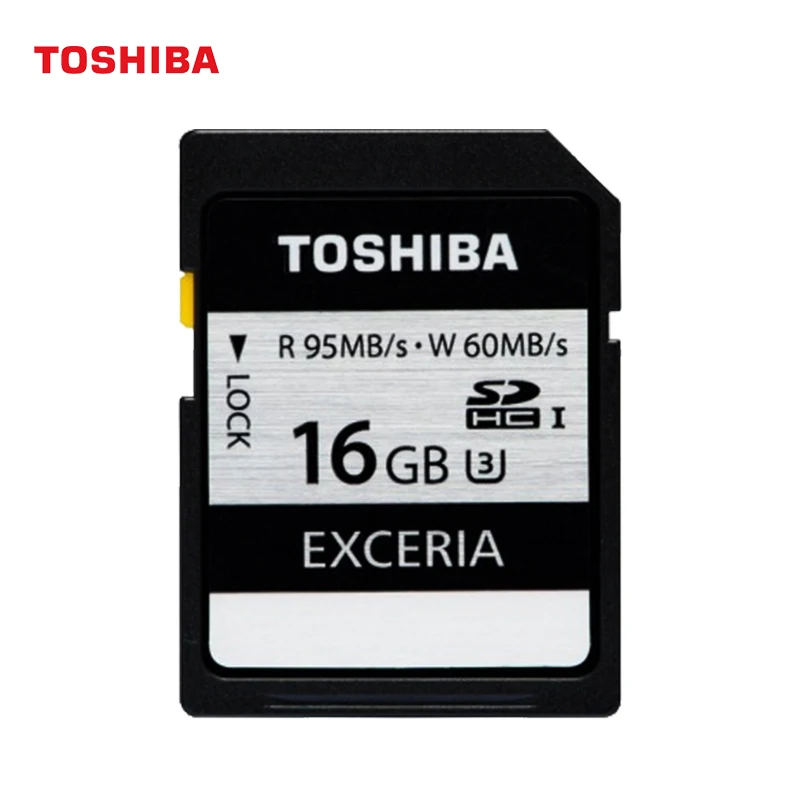 Toshiba 95 МБ/с./с 16 ГБ 32 ГБ SDHC карта UHS U3 класс 10 SD карта 64 Гб SDXC карта памяти для Canon Nikon SLR камера видеокамера DV