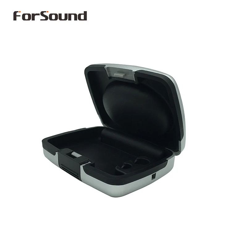 

ABS Materials Portable Hearing Aid Aids Storage Case Box Carry Case Waterproof Case for Siemens BTE CIC Hearing Aid Aids