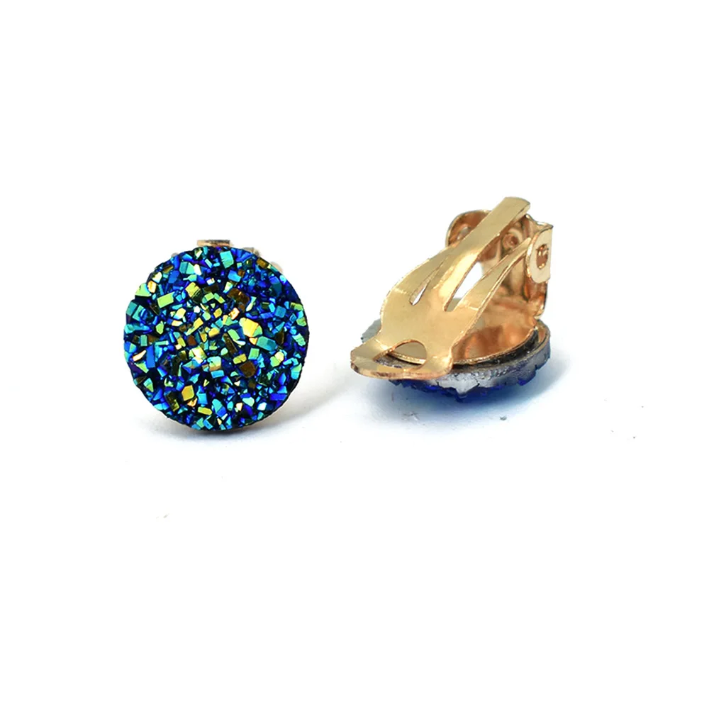 Ear Clip Earrings Bing Tu Gold Round Clip Earrings