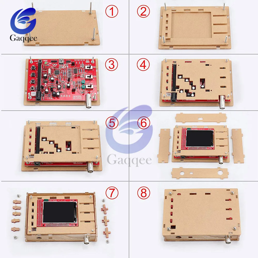 

DIY Kit Acrylic Case Cover Protection Shell for Arduino Oscilloscope Transparent Acrylic Cover Oscilloscope Accessories