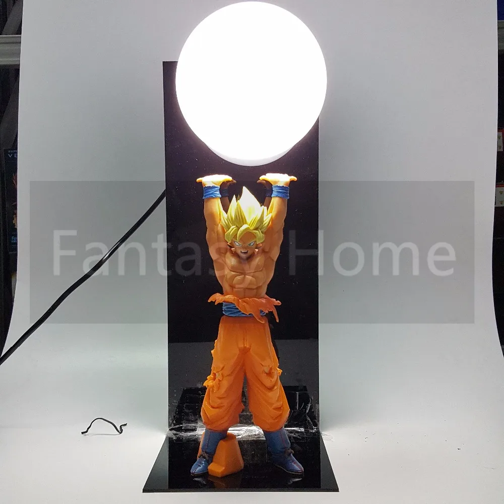 Dragon Ball Son Goku Genki damaSpirit Bomb PVC Figure Dragonball Z DIY Display Model Toy Esferas Del Dragon+Ball+Base DIY13