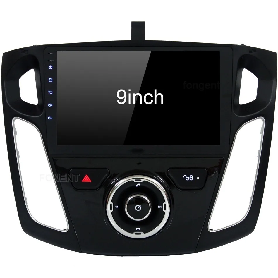 Clearance for Ford Focus 2012 2013 2014 2015 Android Car GPS Glonass Navigation Multimedia Radio Video Player 9" IPS DAB+ DVR OBD2 4G LET 0