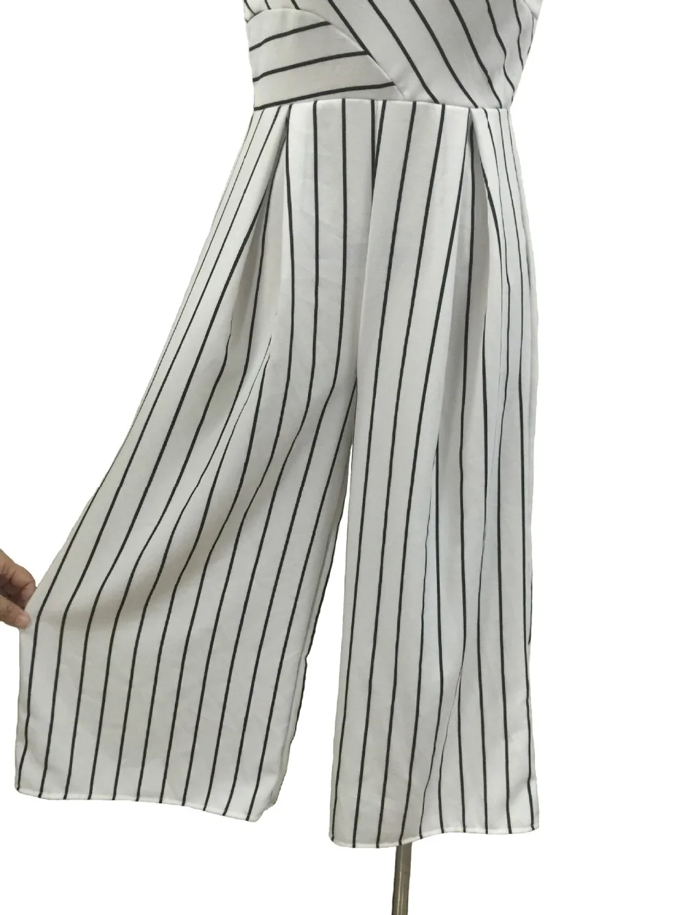 Rekka Sexy women summer jumpsuit Striped Casual fashion backless rompers womens jumpsuit 2017 Strapless bodycon Loose Bodysuits