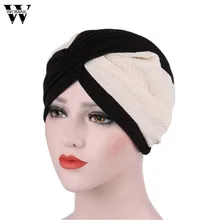 Женский головной убор в индийском стиле мусульманский ранец химиотерапия шляпа шапочки шарф Тюрбан, повязка на голову