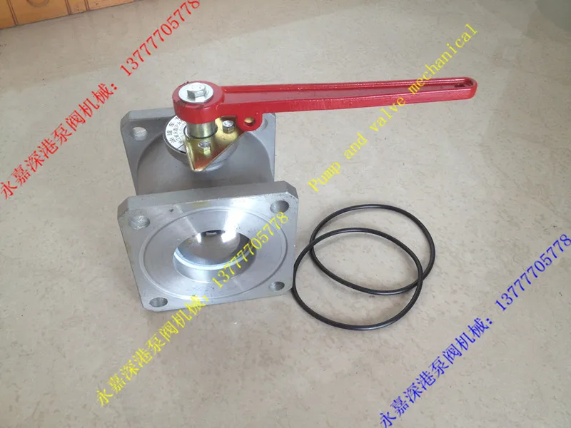DN80 3 inch oil tank, ball valve, aluminum alloy two way ball valve