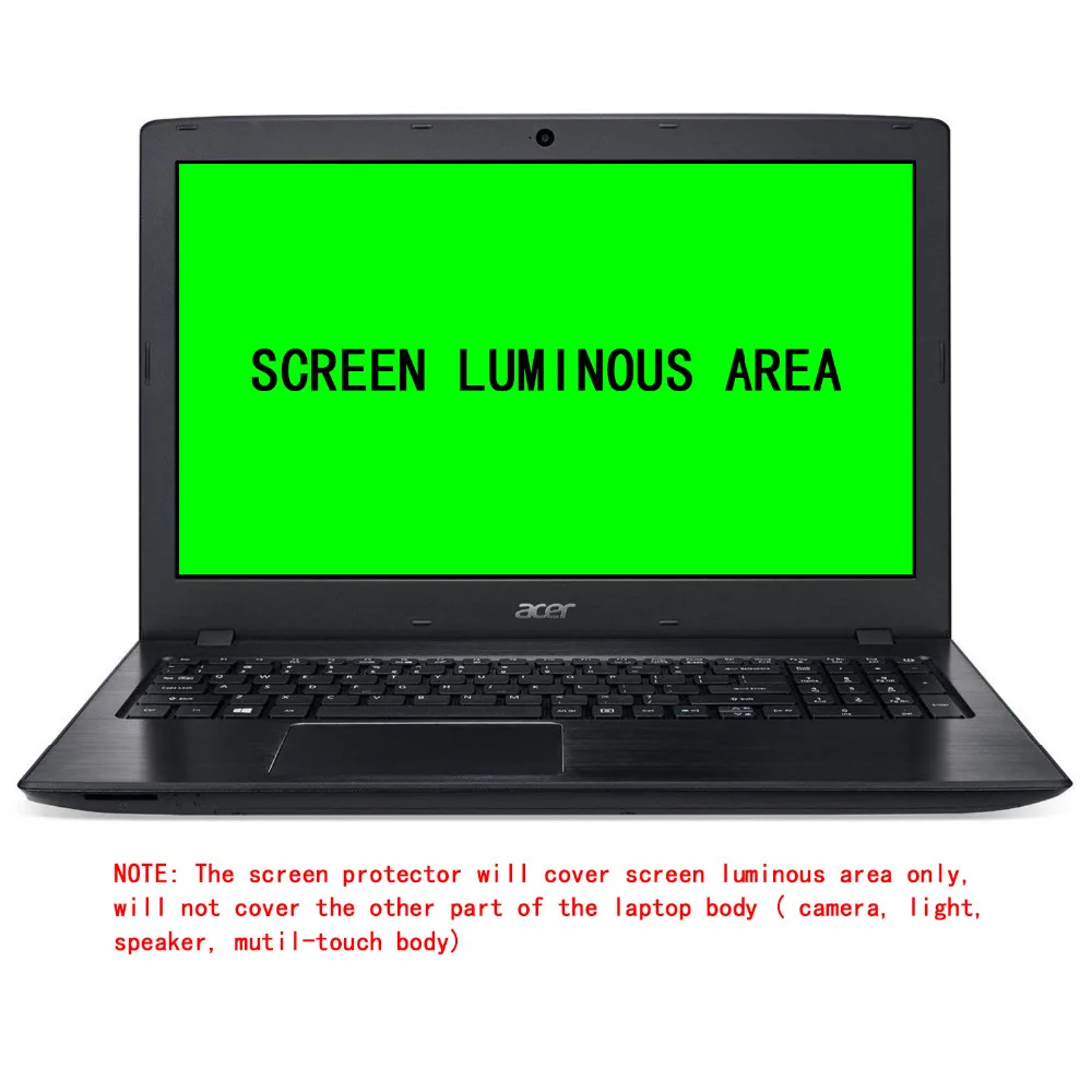 Cartinoe 15,6 дюймов 16:9 защитная плёнка для экрана ноутбука для acer Aspire 5 A515-51 ноутбук универсальная прозрачная Lcd Защитная пленка 2 шт