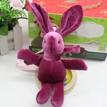 Bunny Stuffed Animal Girls Gift With Strap Wishing Flowers Korean Style Rabbit Cute Car Pendant Doll Kids Long Legs Plush Toy