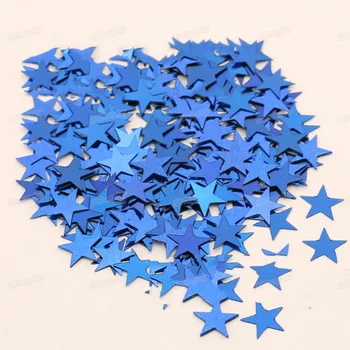 

Five-Pointed Star Scatters Confetti Gold Silver Blue Red Star Scrap Wedding Party Table Decoration 10mm 6mm Christmas
