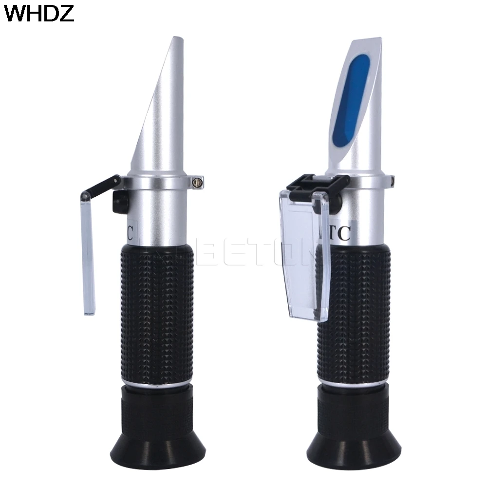 

1pc Refractometer Tools Set hand held RSG-100ATC Black Brix Beer Sugar Wine Wort Wine milk 0-32% Fruit Sugar Meter Saccharimeter