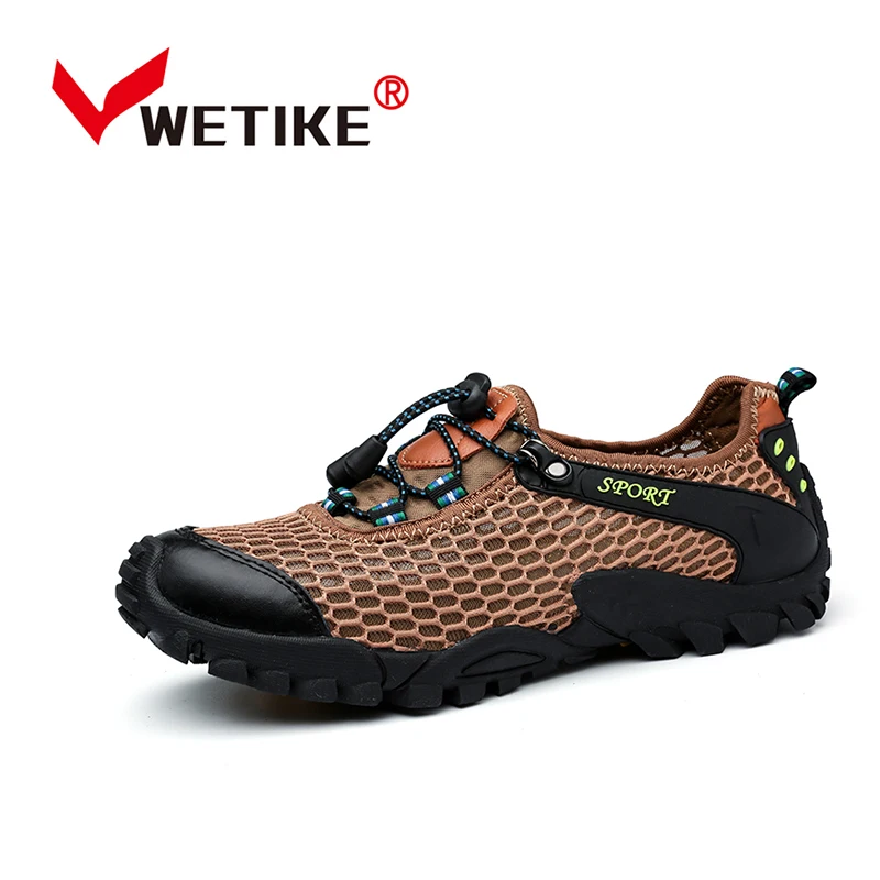

2017 New Summer Men's Aqua Shoes Breathable Air Mesh Quick-dry Beach Walking Sports Shoes Outdoor Sneakers For Men