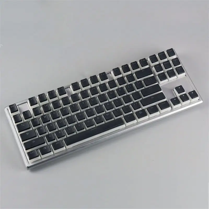 Kbdfans108 PBT двойной выстрел блеск через ANSI ISO OEM профиль пудинг Keyset для MX механическая