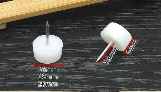 

Furniture accessories plastic nail nylon moisture-proof and anti-skid heighten cabinet table chair sofa floor mat