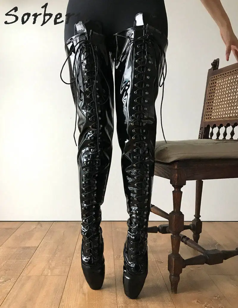 Noir Blue Sexy 18 Plus Entrejambe Talon Haut Bottes Chaussures Fétiche Verni Sorbern green Shiny Shiny Shiny fuchsia Red custom sky Personnalisé Black wine Shiny Shiny Shiny Service Cm Unisexe Shiny white Stiletto yellow red La Ballet Ordre purple Shiny Shiny Dentelle violet Shiny Taille orange pink up Shiny Shiny qwO7Sn