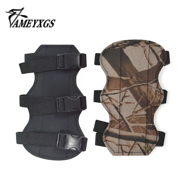 US $7.91 1 Pcs Archery Camo Arm Guard Protect Arm PU With Camo Cloth Shooting Hunting Accessories Outdoor Sp