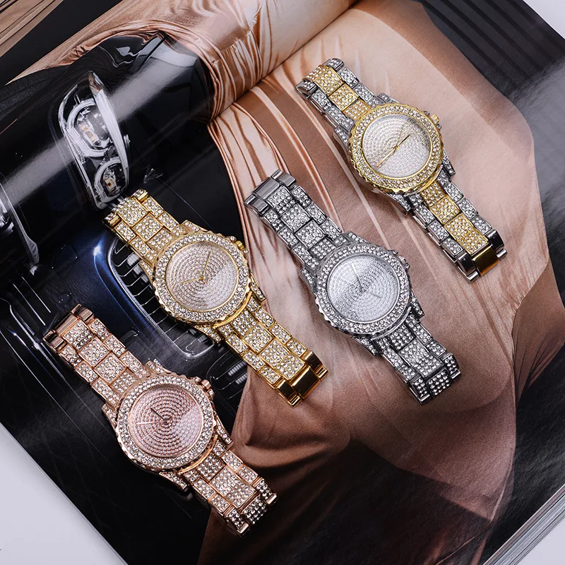 Мужские часы, мужские часы с бриллиантами, аналоговые кварцевые наручные часы Vogue, подарки, Роскошные мужские часы, часы relojes hombre 10