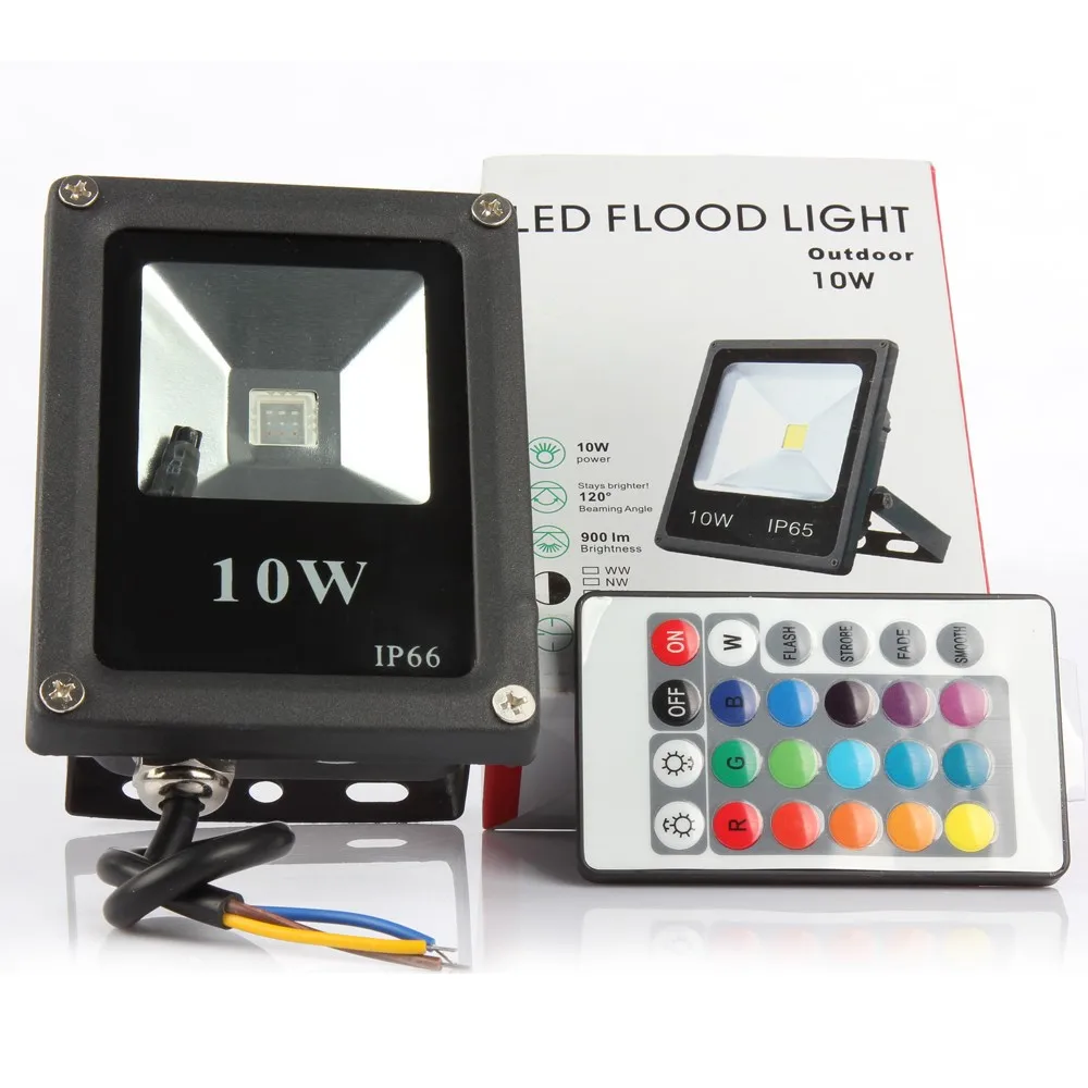 LED Flood lights 10W 20W 30W 50W Pir Motion sensor Outdoor Lighting Reflector Spot IP65 Floodlights Garden WallLamp