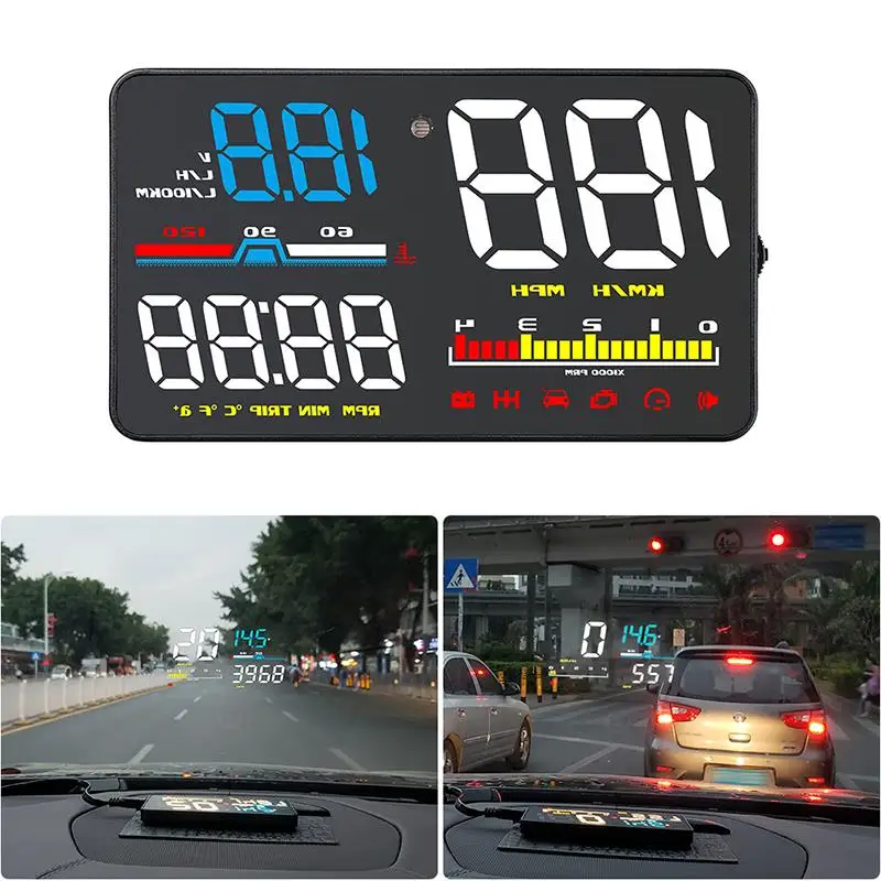 Лобовое стекло проектор D5000 OBD2 автомобильный Скорость головка мобильного