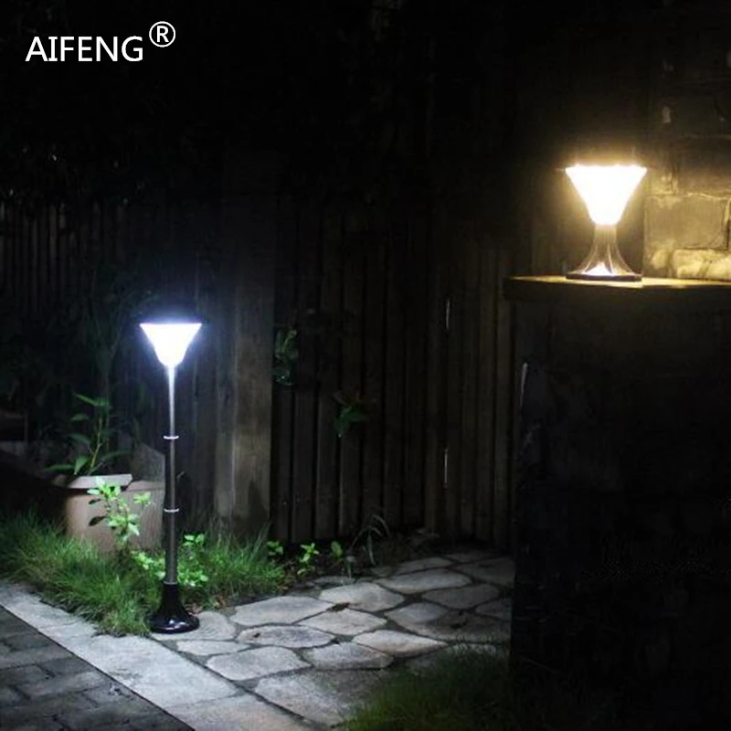 AIFENG Солнечная лампа наружные водонепроницаемые гирлянды на солнечной батарее для украшения сада солнечные светодиодные Солнечный свет для газона датчик настенный светильник