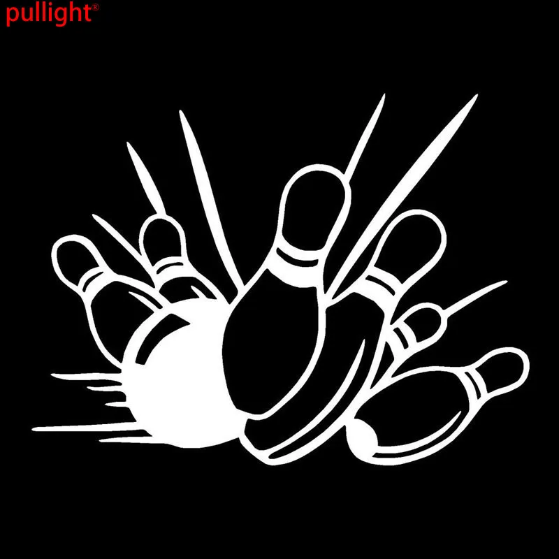 20.3*15.3CM Bowling Cartoon Car Sticker Funny Vinyl Decals Covering The Body 20.3*15.3CM Bowling Cartoon Car Sticker Funny Vinyl Decals Covering The Body