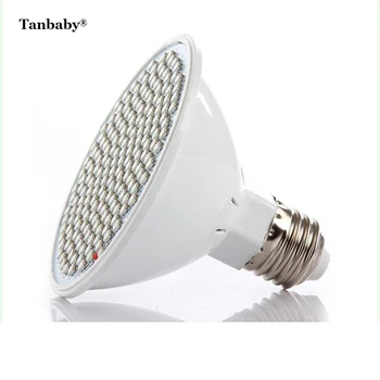 

E27 24W 166:34 Led Chips Full Spectrum Plant Grow Lamp Light Bulb For Indoor Plant Hydroponic Aquatic Flower