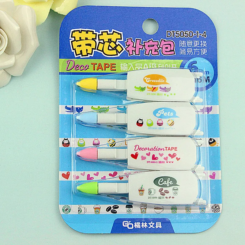 Japan push creative stationery lace correction tape replacement value