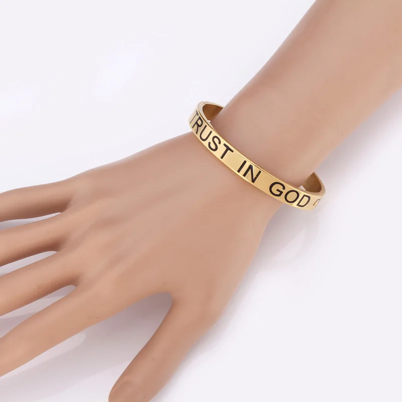 Браслет золотистый унисекс из нержавеющей стали 316L с крестом|jewelry pen|jewelry made in