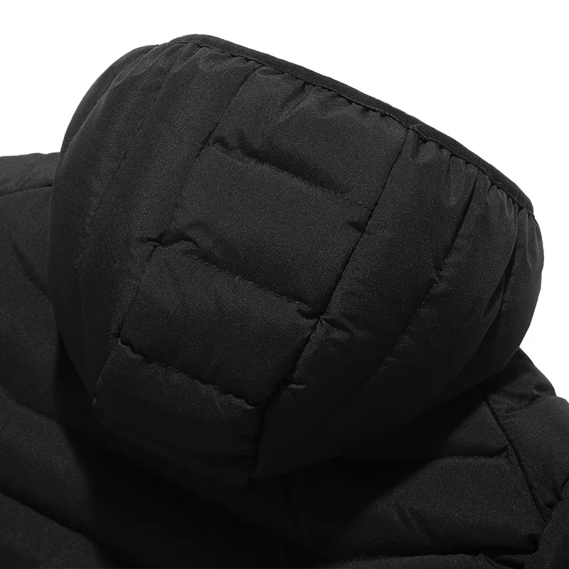 Для мужчин зимняя куртка брендовая одежда флис верхняя одежда с подкладкой наушников с капюшоном теплое серое пальто хлопковой подкладкой мужской повседн