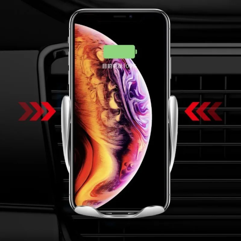 TOTU индукционный Беспроводной автомобильный держатель для телефона iPhone 7 6 Samsung в