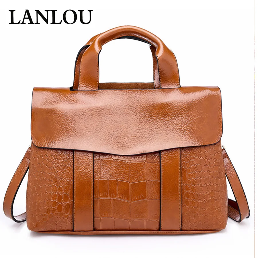 LANLOU женская сумка через плечо handbg Mara Luxo зимняя портфель высокое качество