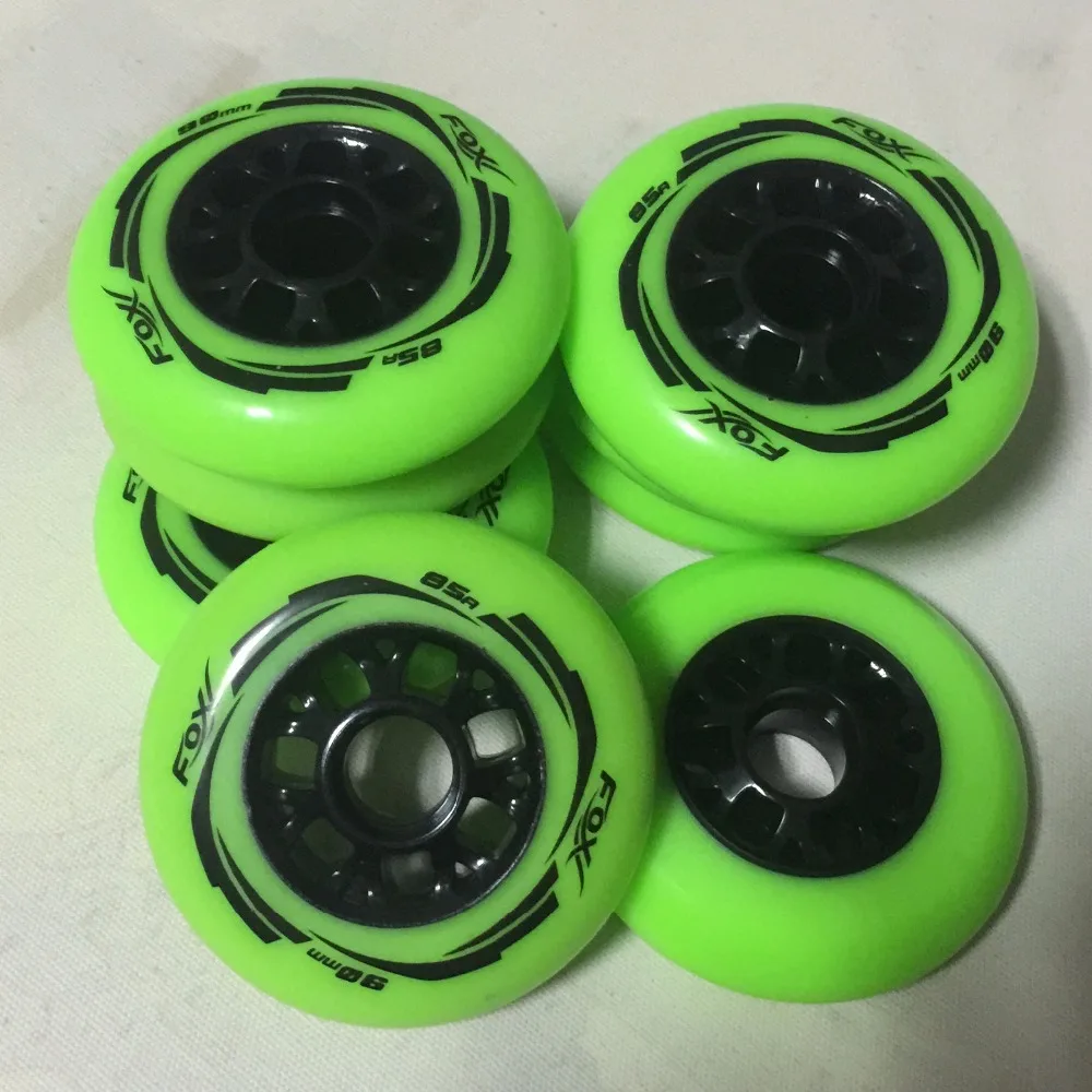 4 Piece Quality 85A speed inline skates Wheels 90mm High Rebound PU