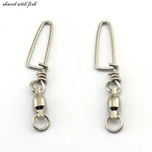 3 шт./лот ZC+ HX поворотный шарикоподшипник с оснастка Coastlock 0-10# Рыболовные Оснастки Медь Нержавеющая сталь разъем