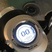 ЖК-дисплей 48-72v датчик спидометр для электрического скутера EB мотоцикл одометр спидометр с уровень заряда батареи и светильник индикатор speedview