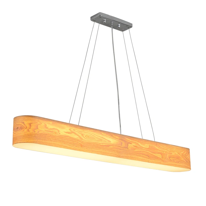 

Modern Pastoral Art Wood pendant lights light led hanglamp loft decor lamps light fixtures hanging lamp Living room Bedroom