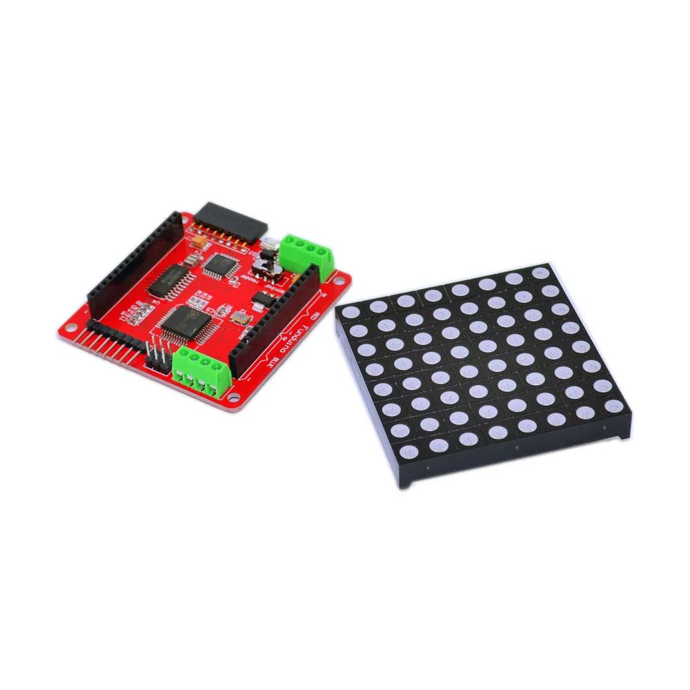 1 шт. Полноцветная 8*8 светодиодная RGB Матрица экрана плата драйвера + точечная для