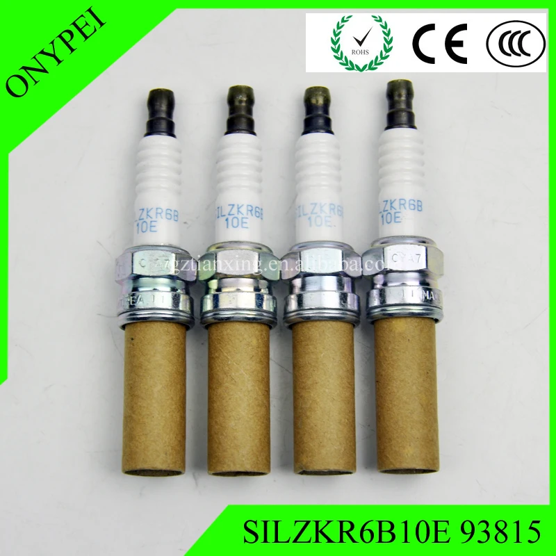 4x18846 10060 SILZKR6B10E 93815 Iridium Power свечи зажигания для hyundai акцент Veloster Kia 18846-10060 SILZKR6B-10E 1885510060