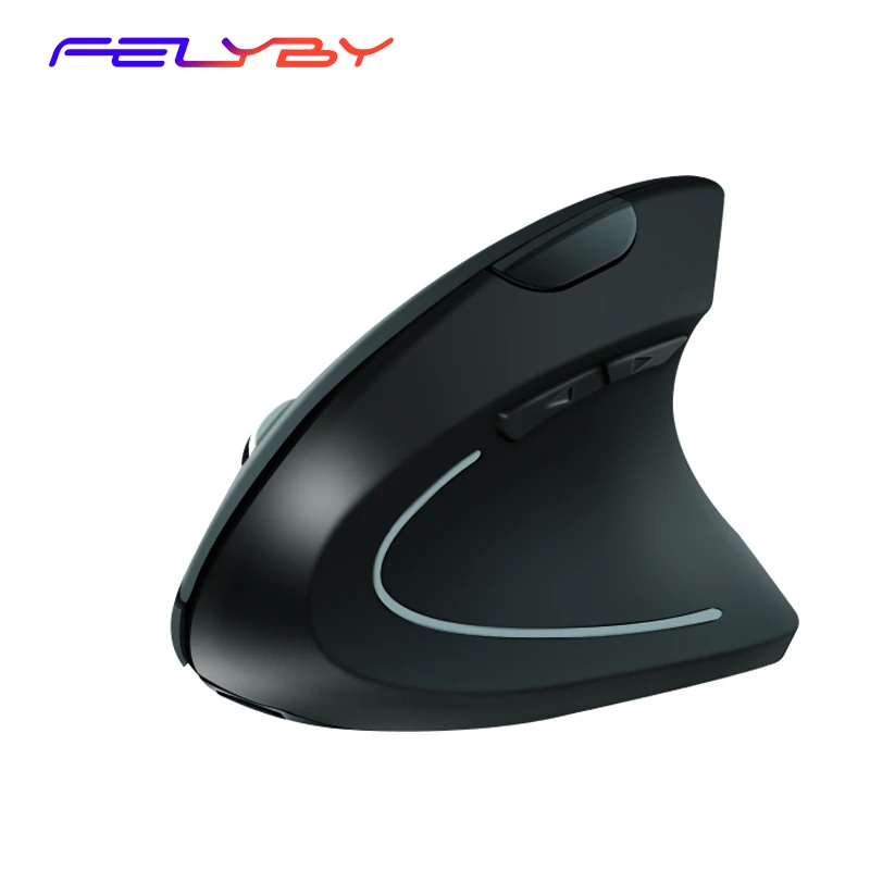 

FELYBY Ergonomic Wireless Right Hand Charging/Battery Vertical Silent Mouse 1600DPI Optical Mice For Computer Laptop