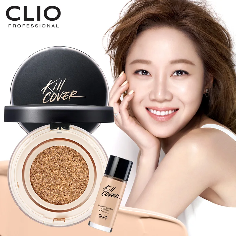 Korea clio cushion bb cream powder liquid foundation sunblock long lastingin BB & CC Creams