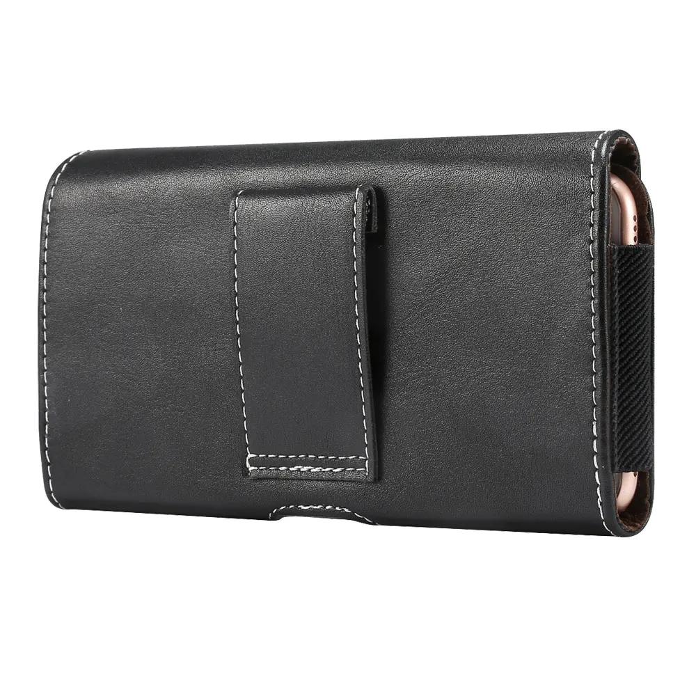 CHEZVOUS 4.7/5.2/5.5/6.0/6.3/6.4 inch Belt Clip Holster Leather Pouch Case for iPhone X XS MAX XR 8 7 6 plus 6s Cover Phone Bag iphone 8 clear case