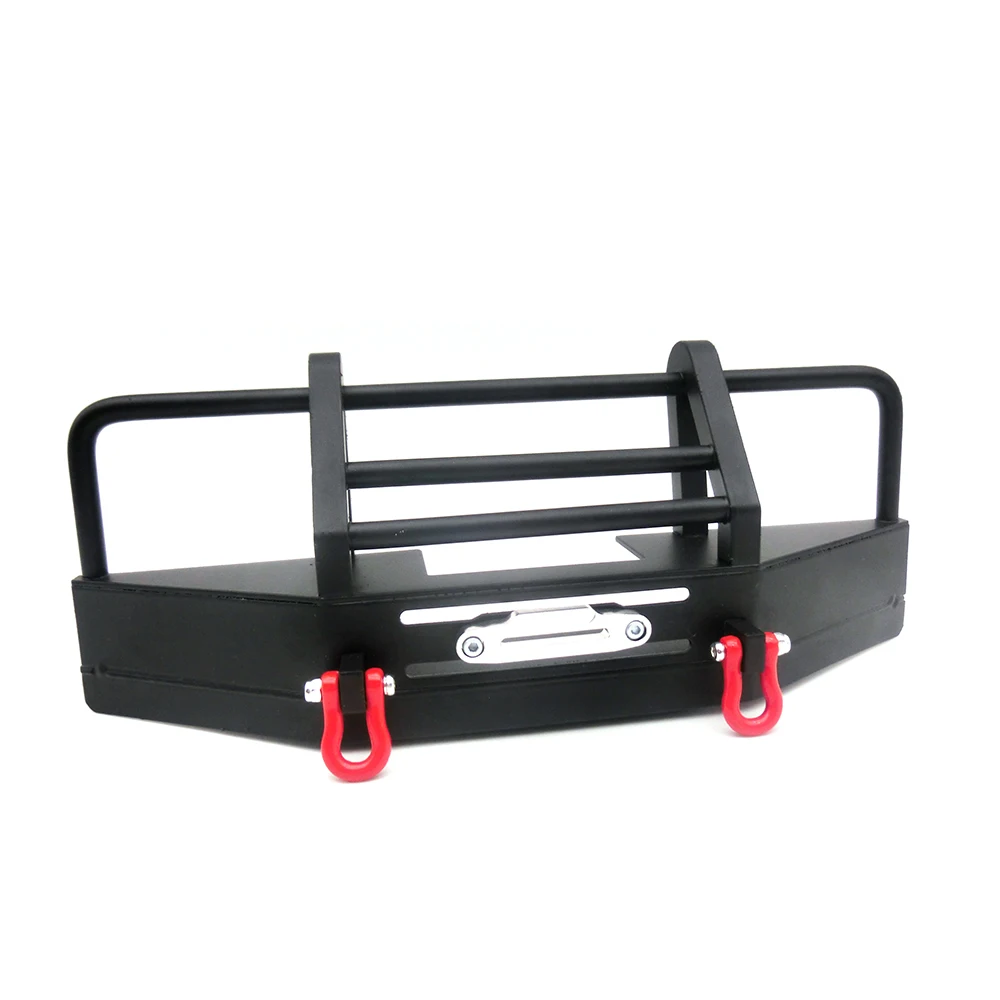 

1:10 RC Crawler Metal Front Bumper with Tow Shackle for 1/10 RC4WD D90 Axial SCX10