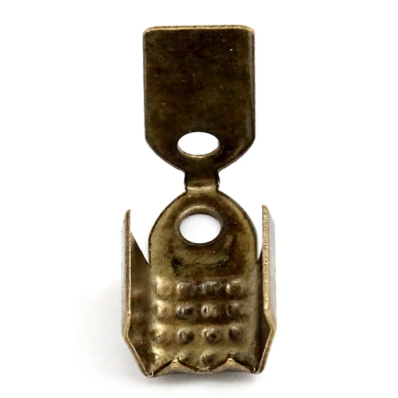 

Alloy Necklace Cord End Tips Irregular Antique Bronze 9mm( 3/8") x 5mm( 2/8"), 50 PCs new