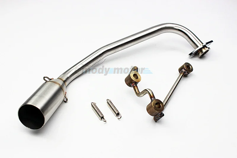 

MGOD- Motorcycle modified exhaust for HONDA PCX125 PCX155 Scooter exhaust front pipe steel muffle