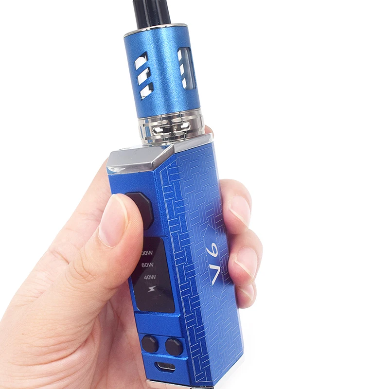 

2019 Original 100w electronic cigarette vaporizer kit Built-in 2600mah battery with LED display huge vape 2ml electronic kit