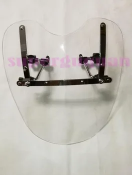

New For Suzuki Savage Intruder Volusia Boulevard With 7/8" or 1" Handlebar,Motorcycle Windshield Windscreen 19"x17" Clear