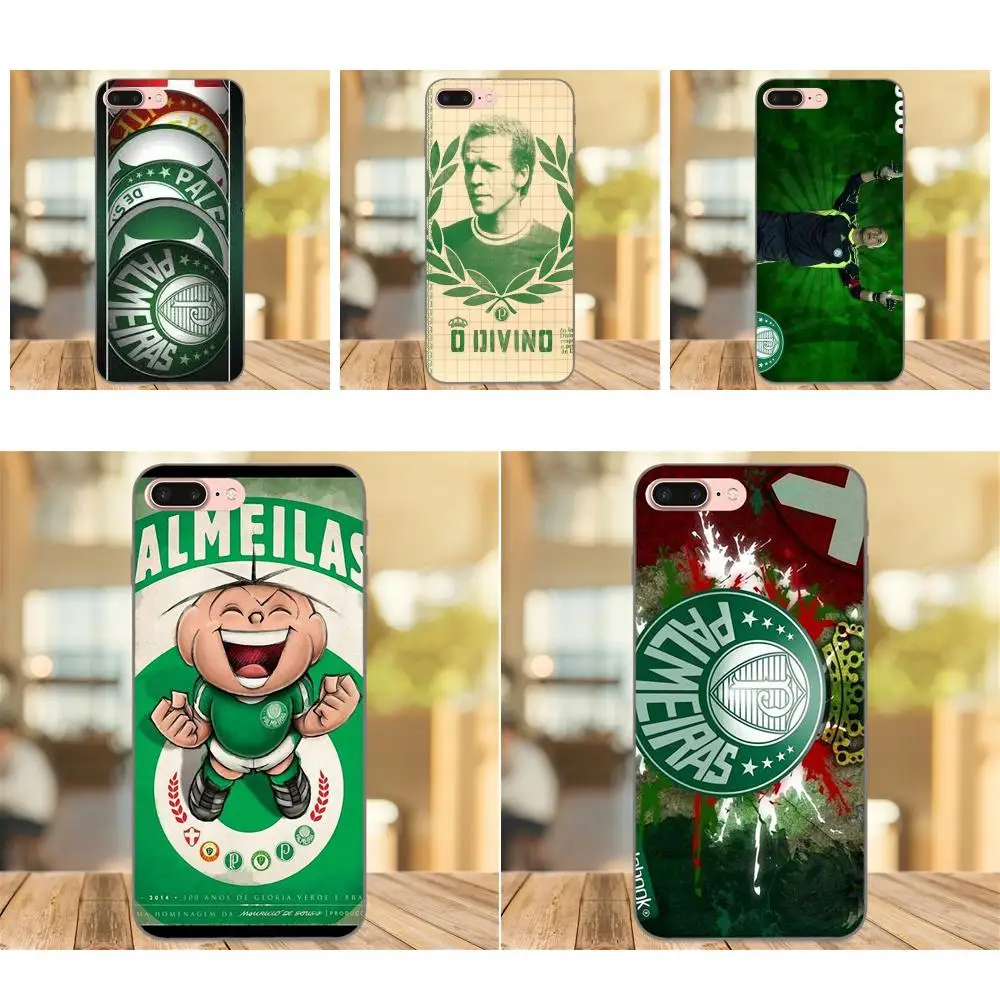 

Sociedade Esportiva Palmeiras For Apple iPhone 4 4S 5 5S SE 6 6S 7 8 Plus X XS Max XR Soft Silicone TPU Black 2018 New Arrival