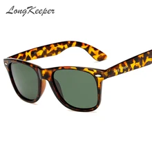 LongKeeper; модная обувь унисекс; Винтаж Поляризованные солнечные очки мужские классические логотип бренда объектив с заклепками Для мужчин Для женщин ретро солнцезащитные очки gafas