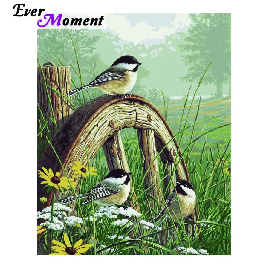 Ever Moment алмазная вышивка птица влюбленные цветы сделай сам картина крестиком