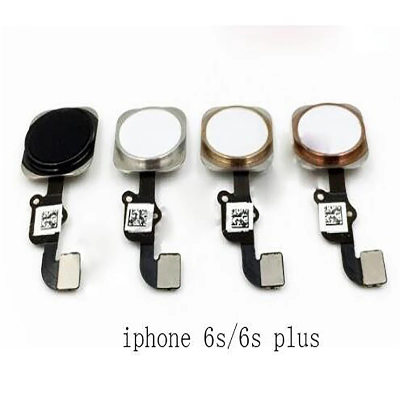 Для iPhone 6S Главная Кнопка с гибким кабелем для iphone 5s 6 6plus 6s 6splus 7/7plus полная сборка