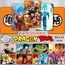 105pcs Dragon Ball Z Card Stickers Goku Vegeta Saiyan DragonBall Super AF Classic Cartoon Characters Self Adhesive Sticker Gift